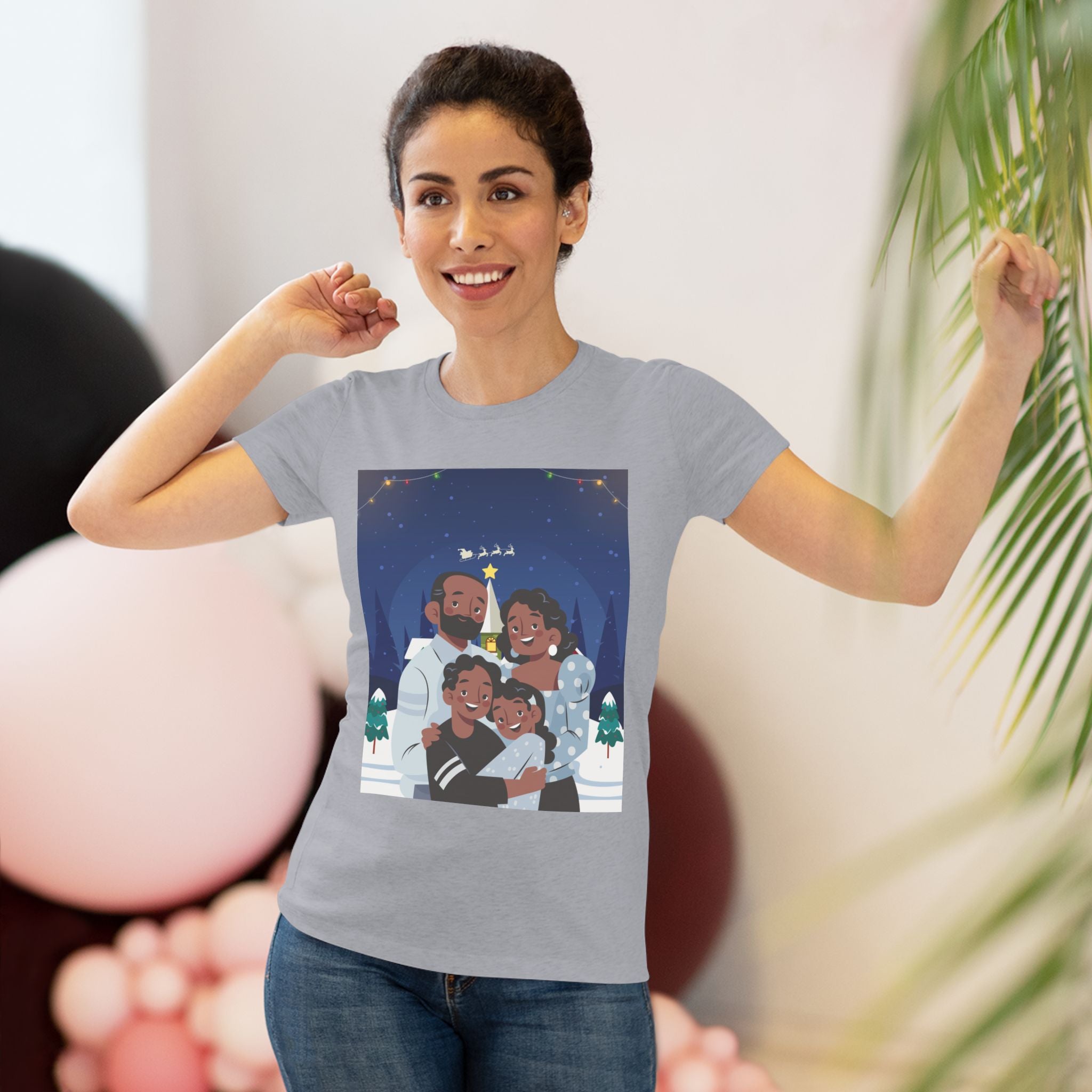 HAPPY CHRISTMAS DAY Women's Triblend Tee